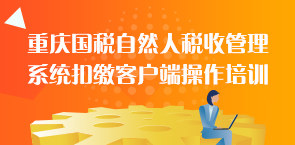 重庆国税自然人税收管理系统扣缴客户端操作培训视频